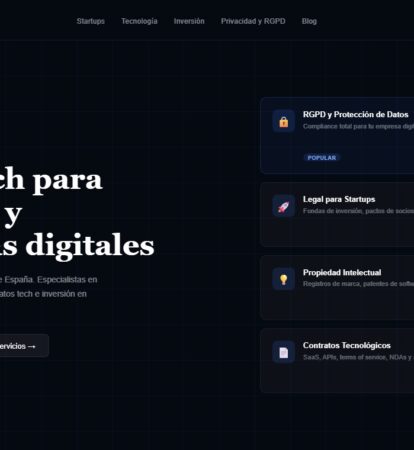 Diseño web para Lex & Partners realizado por Juridigital